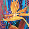 Image 2 : "Bird of Paradise" Limited Edition Giclee on Canvas by Simon Bull, Numbered and Signed with Certific