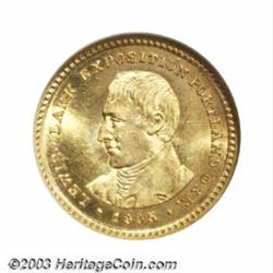 1905 G$1 Lewis and Clark MS63 NGC.