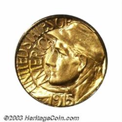 1915-S G$1 Panama-Pacific Gold Dollar MS66 PCGS.