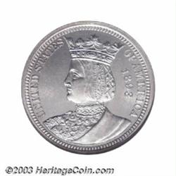 1893 25C Isabella Quarter PR64 NGC.