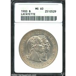 1900 $1 Lafayette Dollar MS60 ANACS.