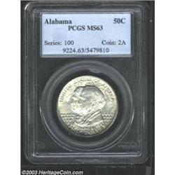 1921 50C Alabama MS63 PCGS.