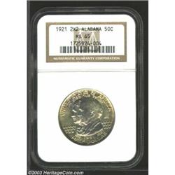 1921 50C Alabama 2x2 MS65 NGC.