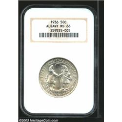 1936 50C Albany MS66 NGC.