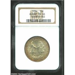 1936 50C Albany MS66 NGC.