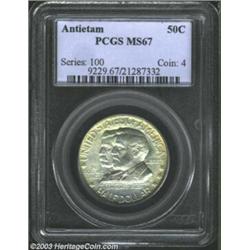 1937 50C Antietam MS67 PCGS.