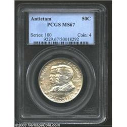 1937 50C Antietam MS67 PCGS.