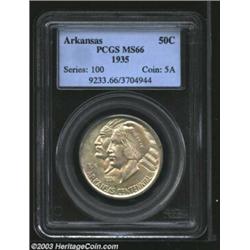 1935 50C Arkansas MS66 PCGS.
