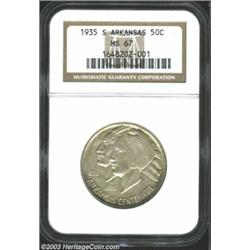 1935-S 50C Arkansas MS67 NGC.