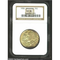 1936 50C Arkansas MS66 NGC.