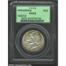 1937-D 50C Arkansas MS65 PCGS.