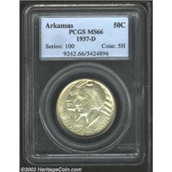1937-D 50C Arkansas MS66 PCGS.