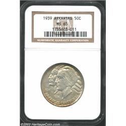 1939 50C Arkansas MS65 NGC.