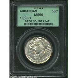 1939-D 50C Arkansas MS66 PCGS.
