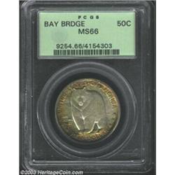 1936-S 50C Bay Bridge MS66 PCGS.