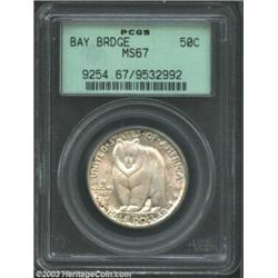 1936-S 50C Bay Bridge MS67 PCGS.