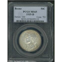 1935-D 50C Boone MS65 PCGS.