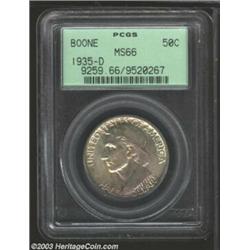 1935-D 50C Boone MS66 PCGS.