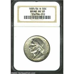 1935/34-D 50C Boone MS65 NGC.