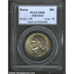 1935/34-D 50C Boone MS65 PCGS.