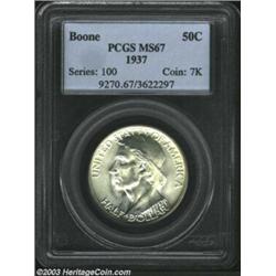 1937 50C Boone MS67 PCGS.