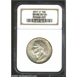 1937-D 50C Boone MS66 NGC.