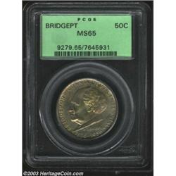 1936 50C Bridgeport MS65 PCGS.