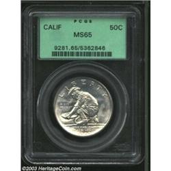 1925-S 50C California MS65 PCGS.