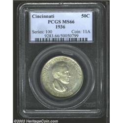 1936 50C Cincinnati MS66 PCGS.