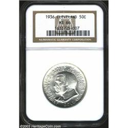 1936 50C Cleveland MS66 NGC.