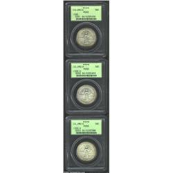 1936 SET Columbia PDS Set MS66 PCGS.