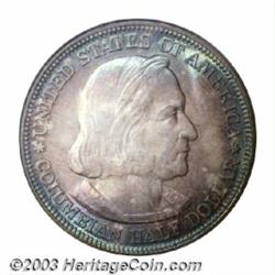 1893 50C Columbian MS66 PCGS.