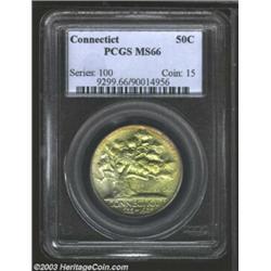 1935 50C Connecticut MS66 PCGS.