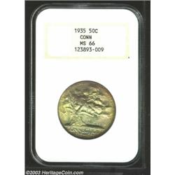 1935 50C Connecticut MS66 NGC.