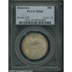 1936 50C Delaware MS66 PCGS.