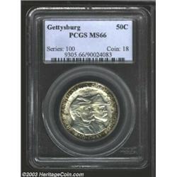 1936 50C Gettysburg MS66 PCGS.