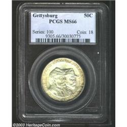 1936 50C Gettysburg MS66 PCGS.