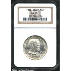 1922 50C Grant no Star MS65 NGC.