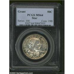 1922 50C Grant with Star MS64 PCGS.
