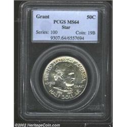 1922 50C Grant with Star MS64 PCGS.