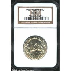 1935 50C Hudson MS65 NGC.