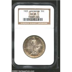 1925 50C Lexington MS65 NGC.