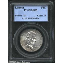 1918 50C Lincoln MS65 PCGS.