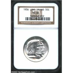 1936 50C Long Island MS66 NGC.