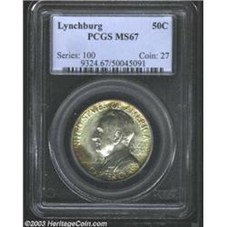 1936 50C Lynchburg MS67 PCGS.