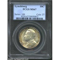1936 50C Lynchburg MS67 PCGS.