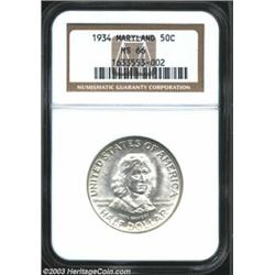1934 50C Maryland MS66 NGC.