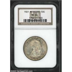 1921 50C Missouri MS64 NGC.