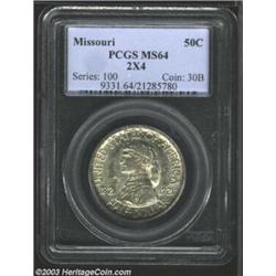 1921 50C Missouri 2x4 MS64 PCGS.