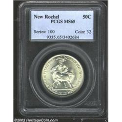 1938 50C New Rochelle MS65 PCGS.